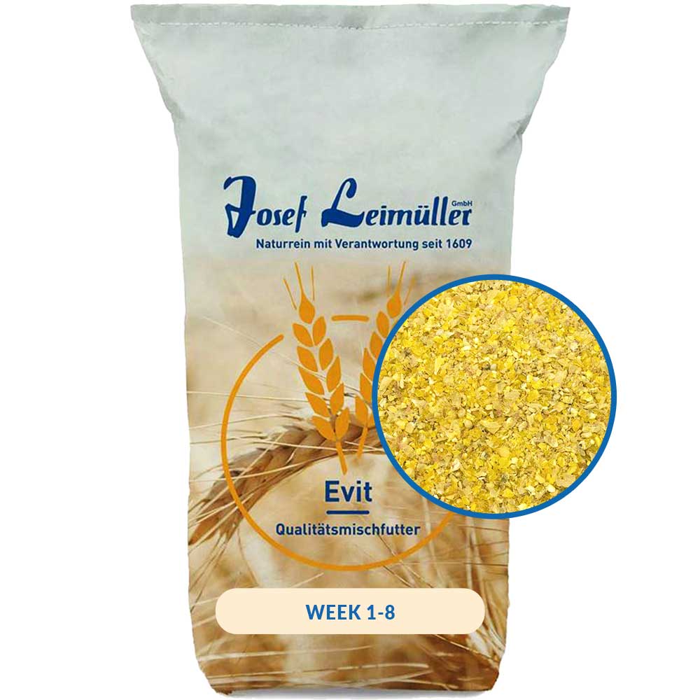 Leimüller Wachtelkükenfutter 1.-8. Woche 25 kg