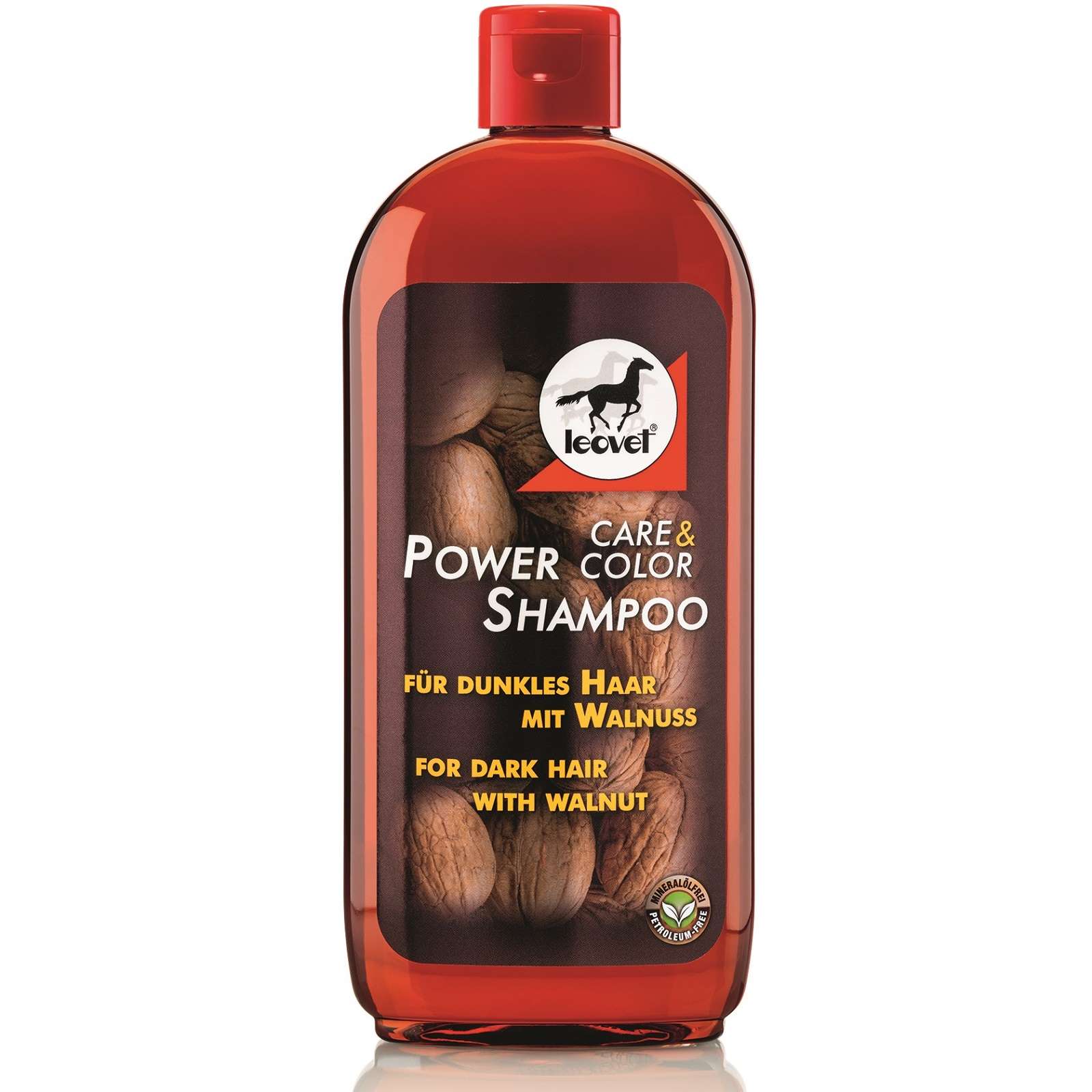 Leovet Power Pferde-Shampoo mit Walnuss für dunkle Pferde 500 ml