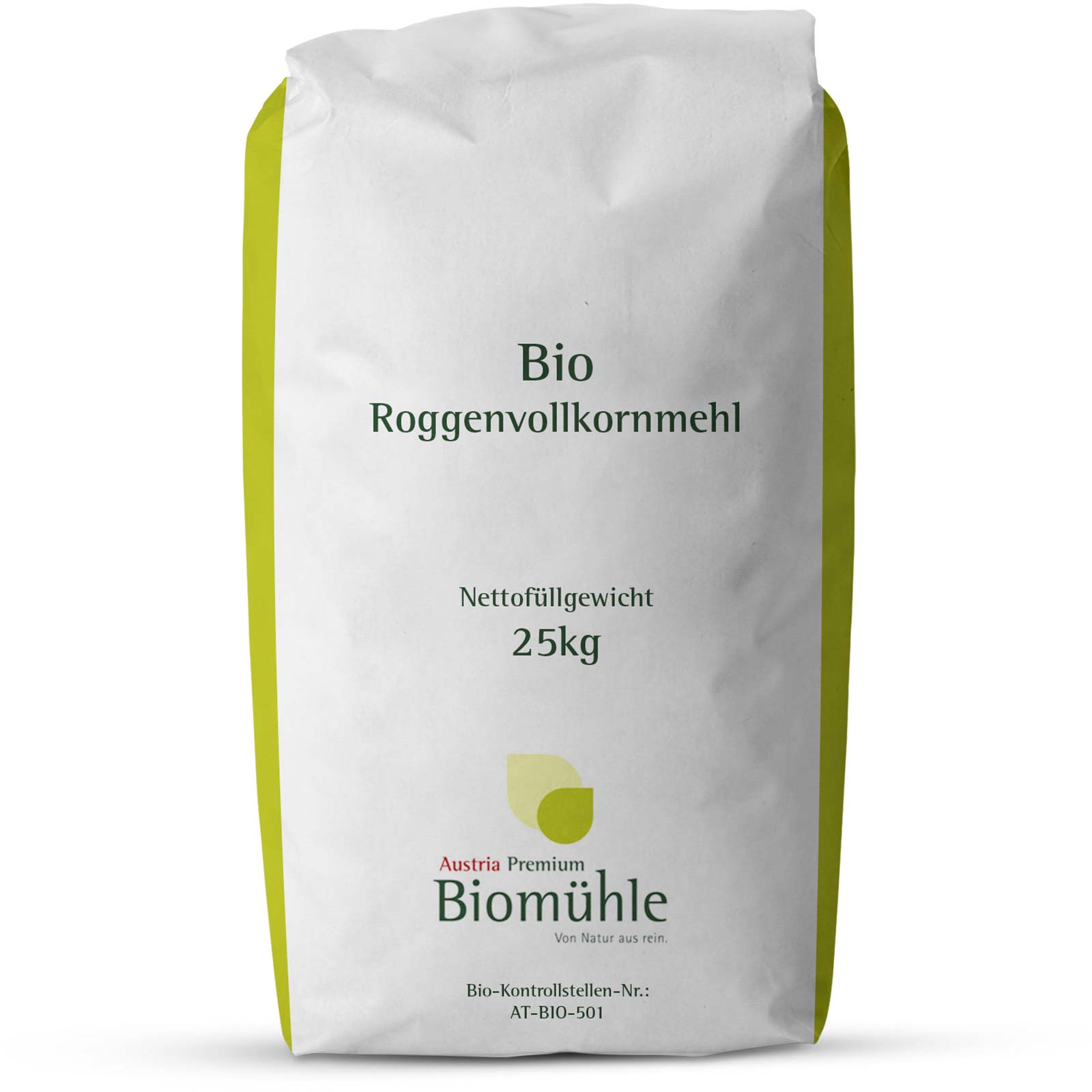 Bio Roggenvollkornmehl 25 kg