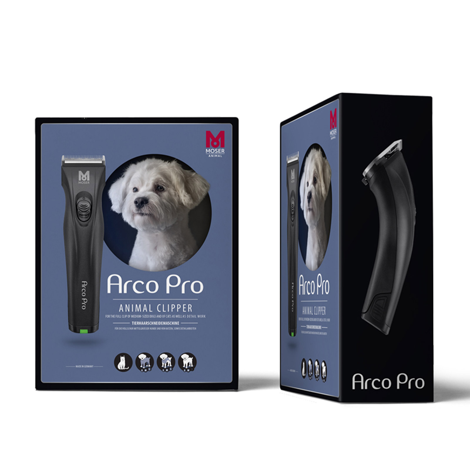 Moser Arco Pro Hunde-Schermaschine 2x Akku