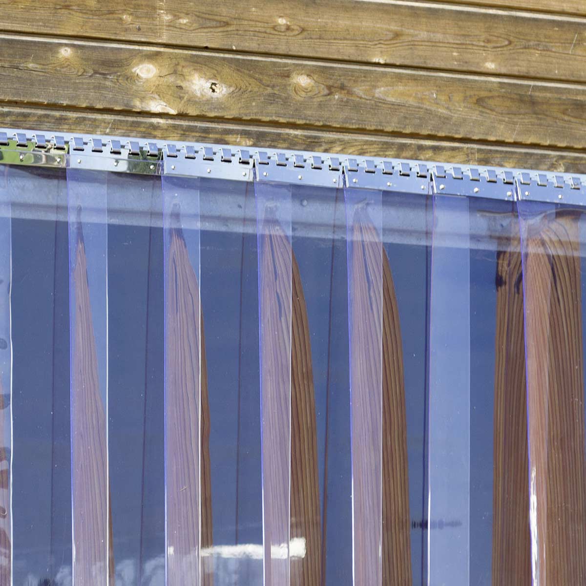PVC-Vorhang transparent 50 m x 20 cm x 2 mm