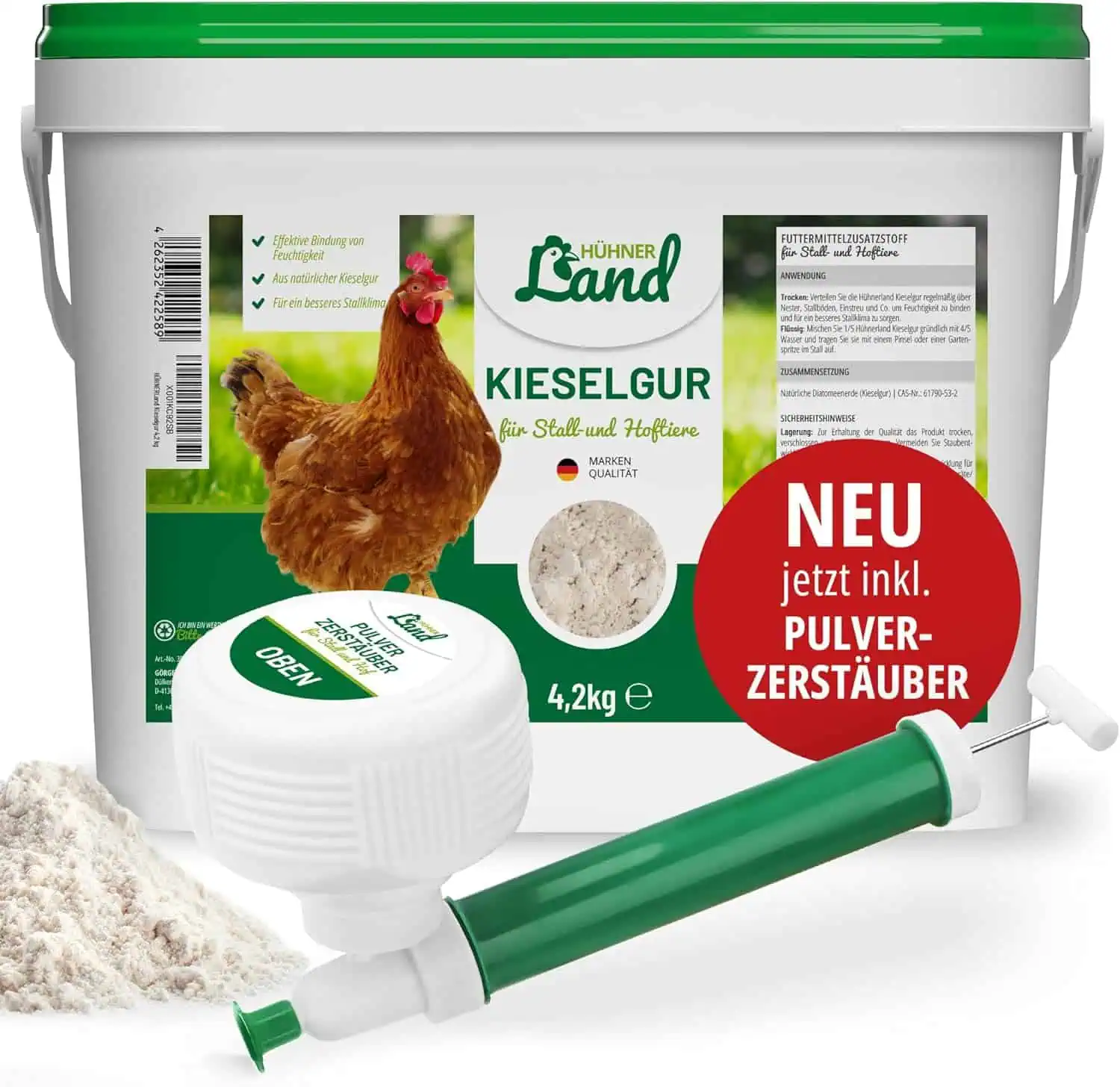 Natürliche Kieselgur 4,2 kg