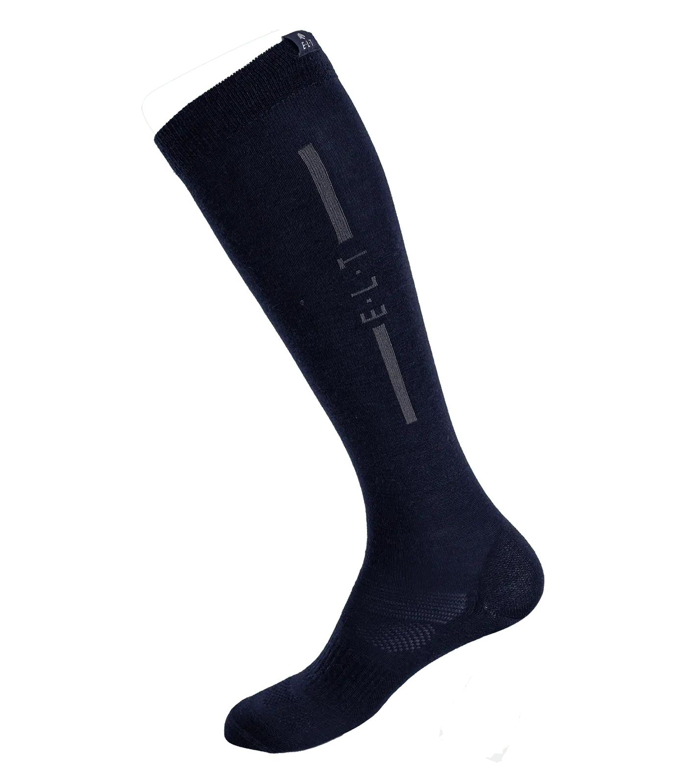 ELT Reitsocken Merino, Unisex, tiefblau/ dunkelgrau, M (35-38)