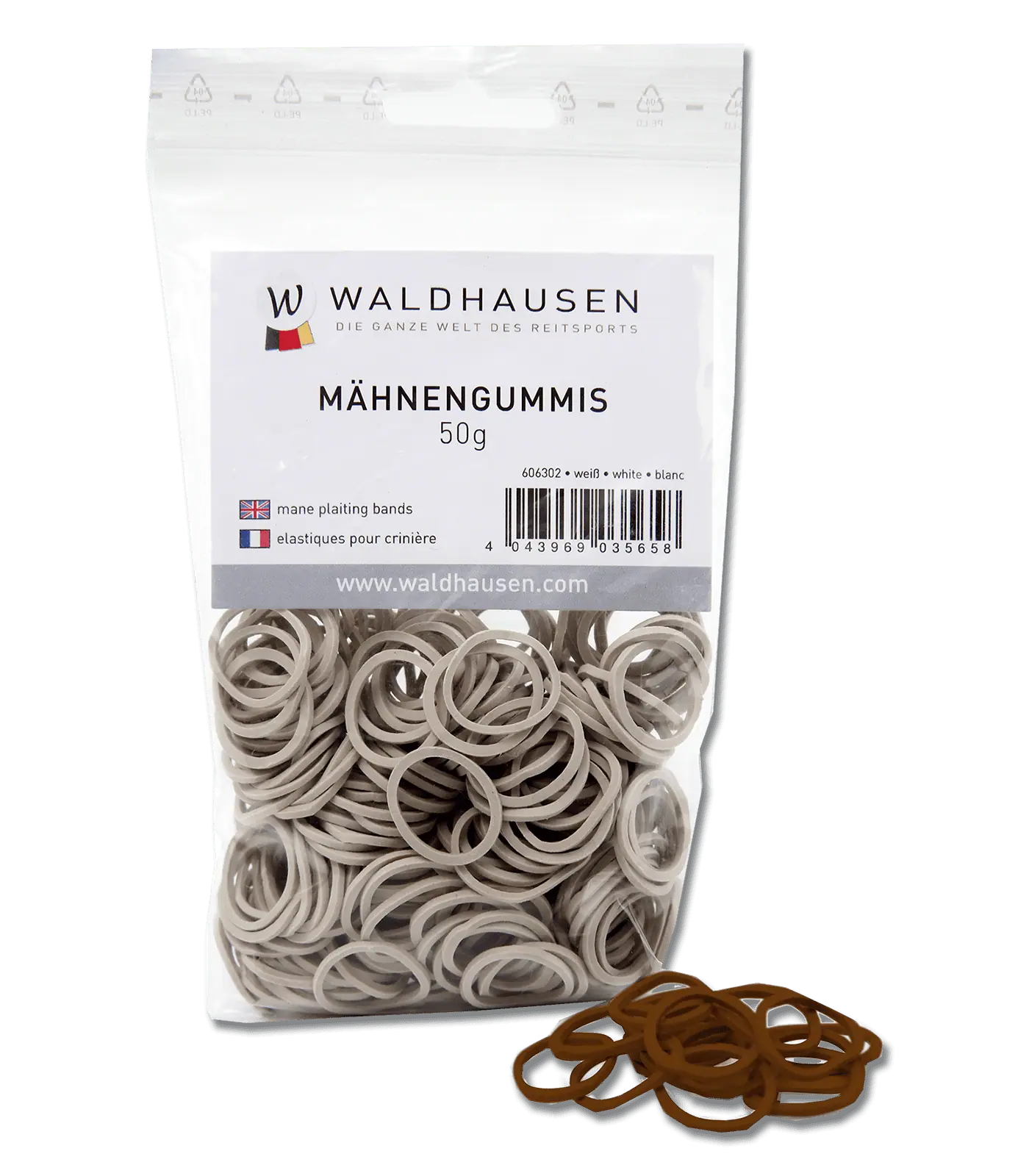 Waldhausen Mähnengummis im Beutel, braun, 50 g