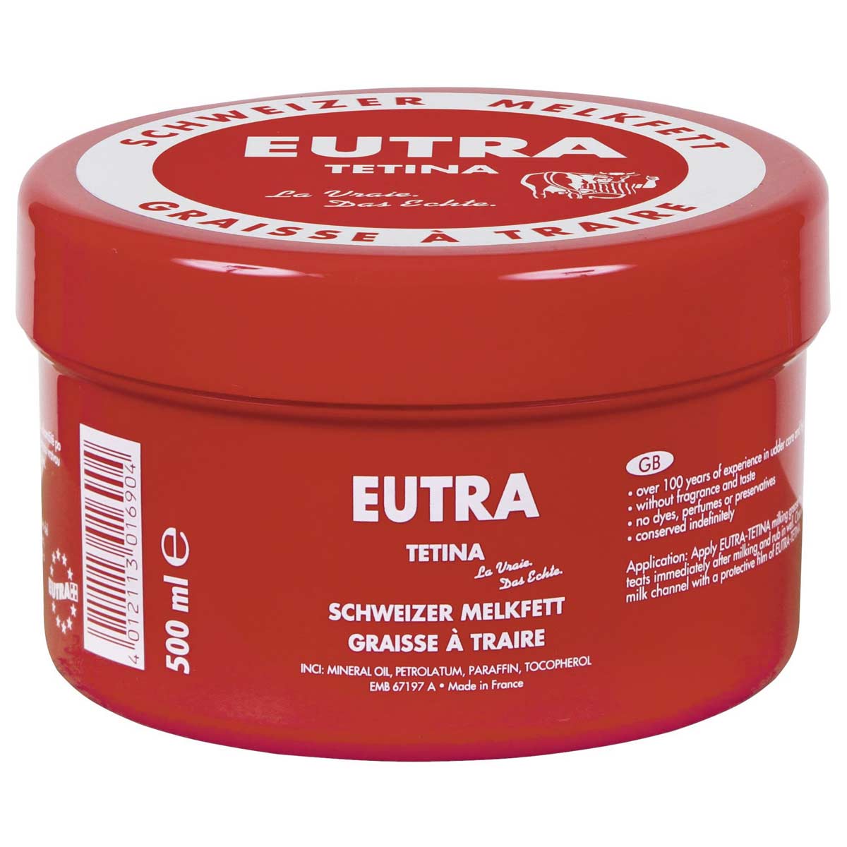 Eutra Melkfett Tetina 500 ml