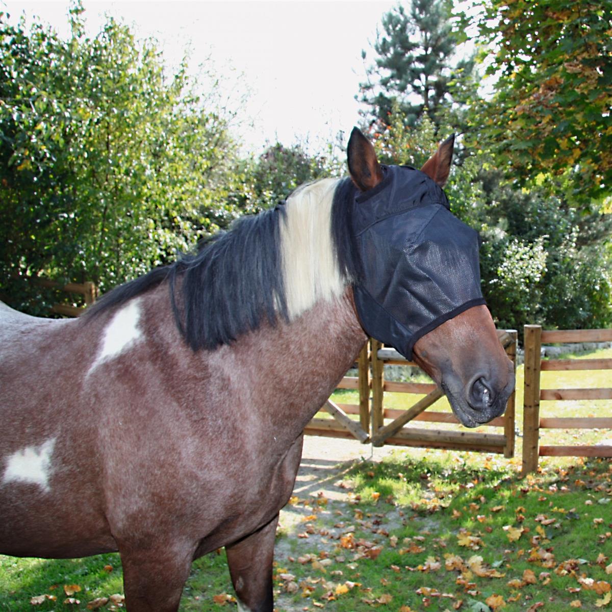 Kerbl Fliegenmaske mit Ohrenaussparung Pony