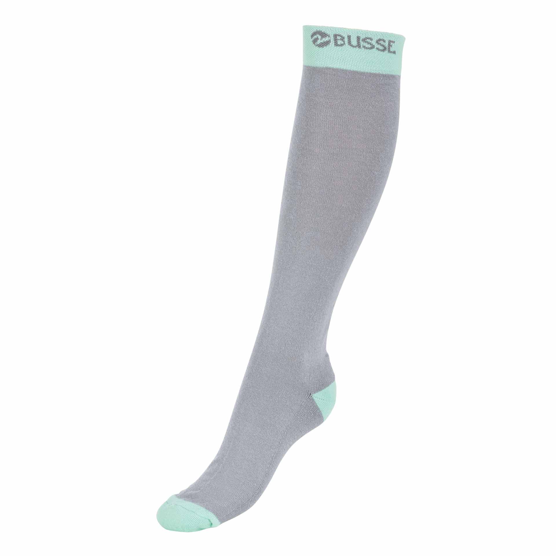 BUSSE Socken TRENDY 31-34 grey/smoke green