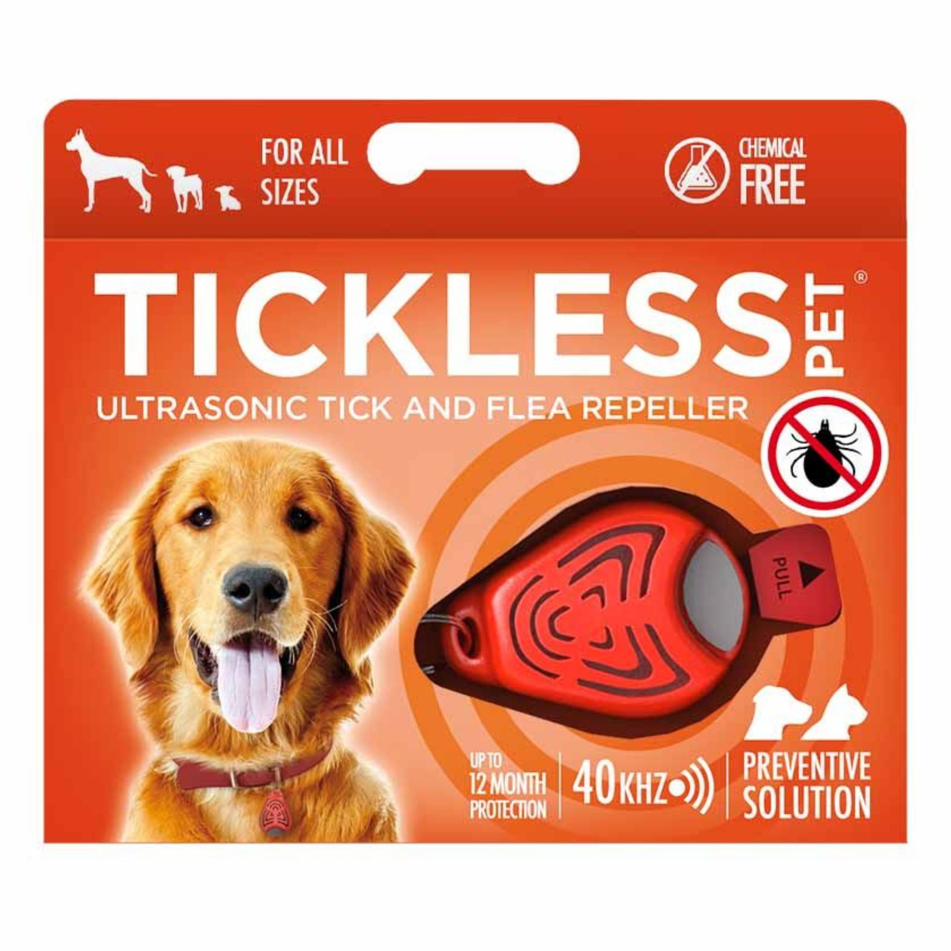 Tickless Pet Zeckenschutz orange