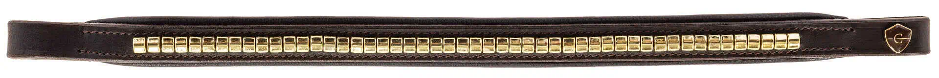 Covalliero Stirnriemen Clincher gerade, braun, COB