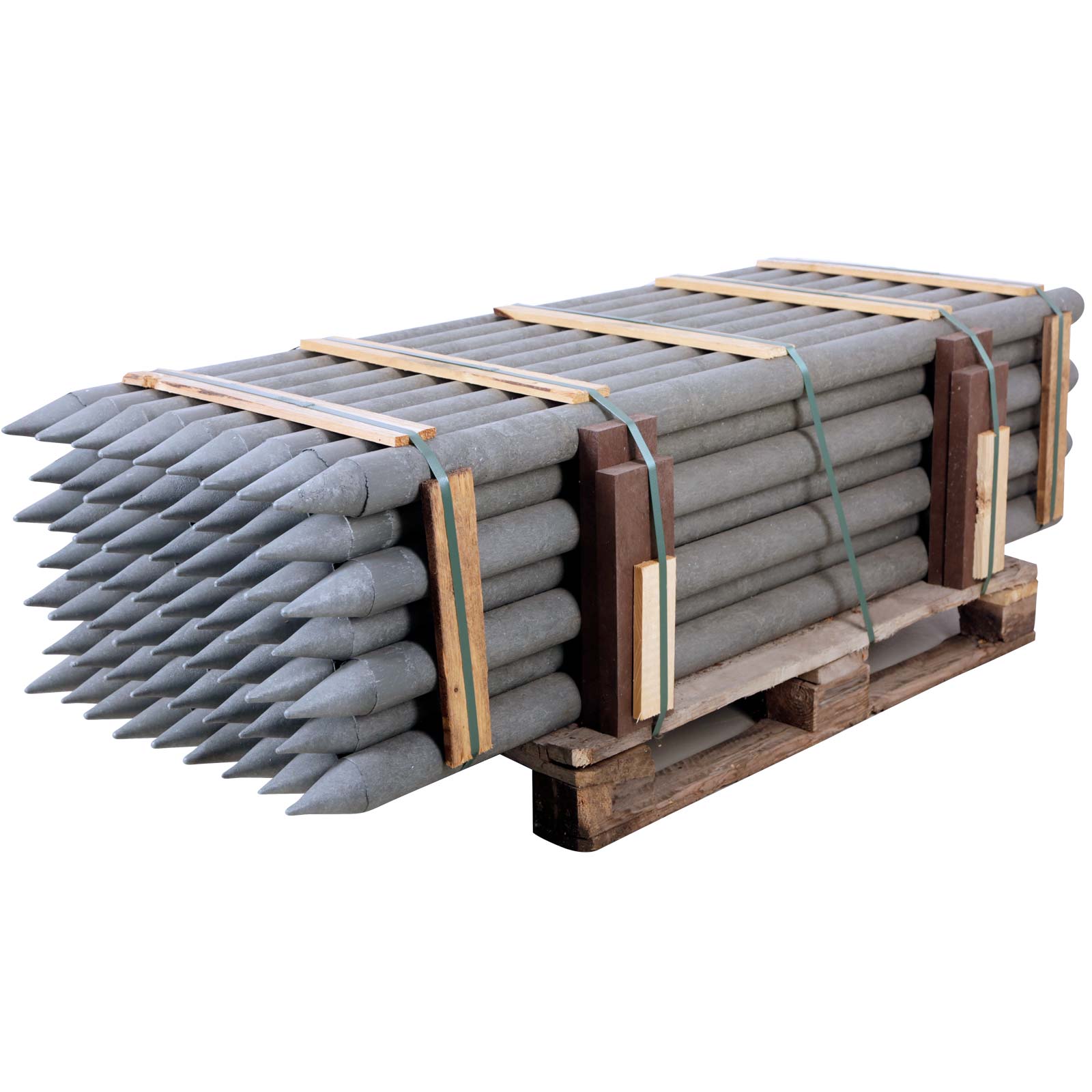Zaunpfahl Weidezaunpfähle Kunststoffpfähle UV stabil frostsicher 136cm 20 Stück