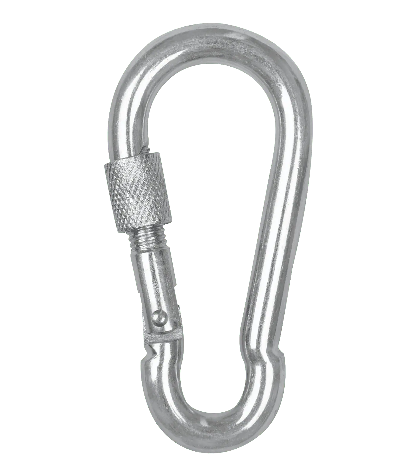 Waldhausen Sicherheits-Karabiner mit Schraubverschluss 9cm