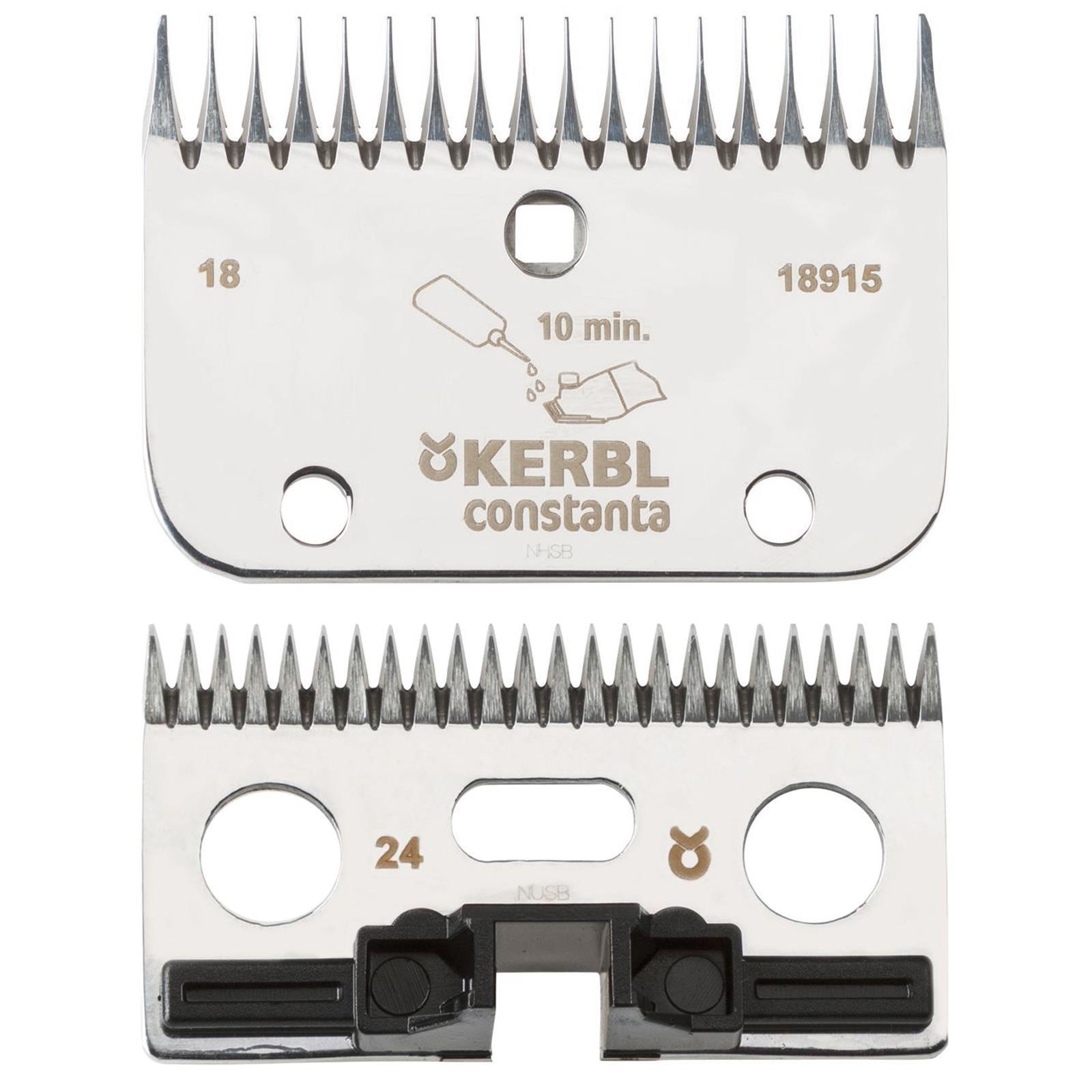 Kerbl Schermesser-Set für ConstantaRodeo 3,0 mm, R6, 24/18 Zähne