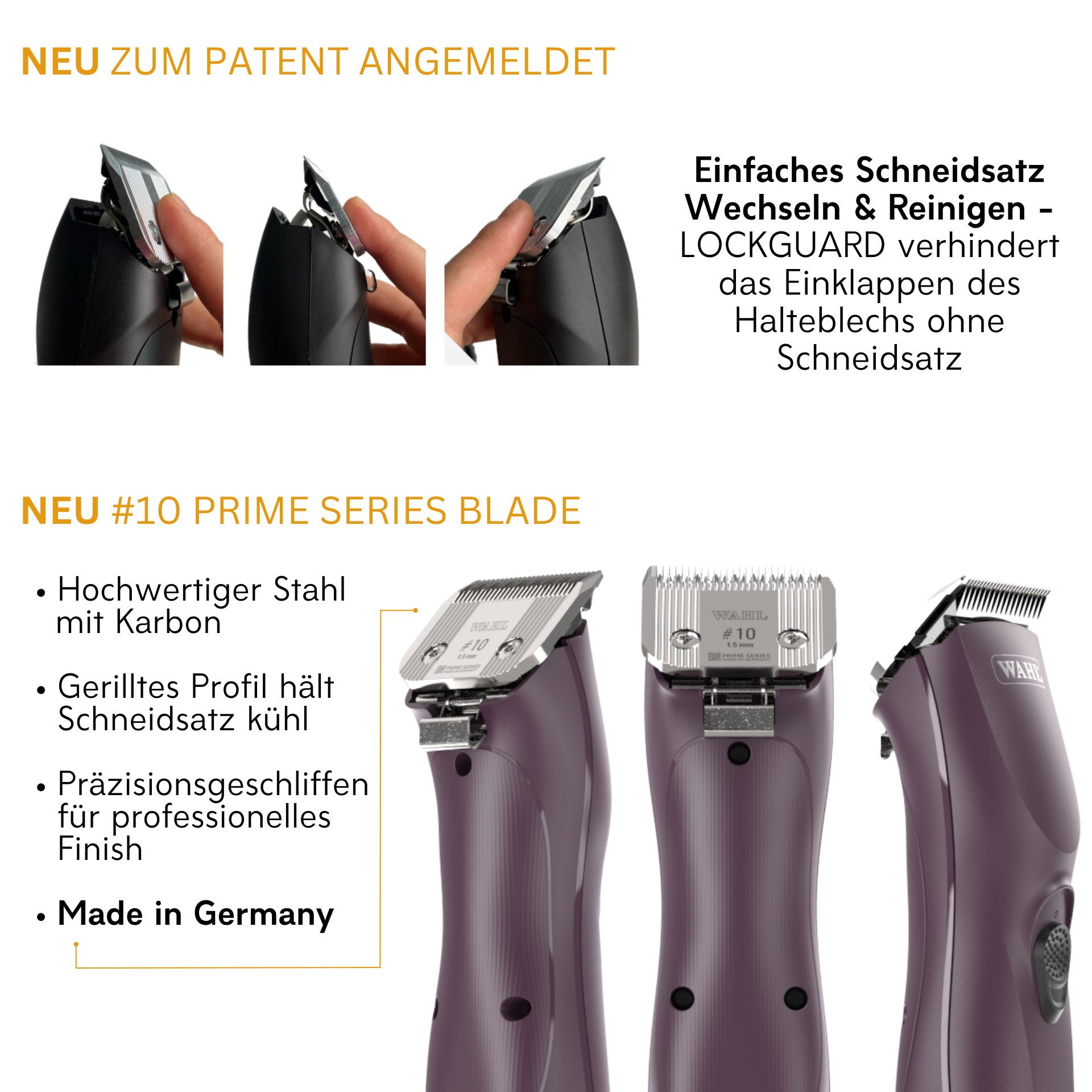 Wahl KM Supera Schermaschine 2x Akku