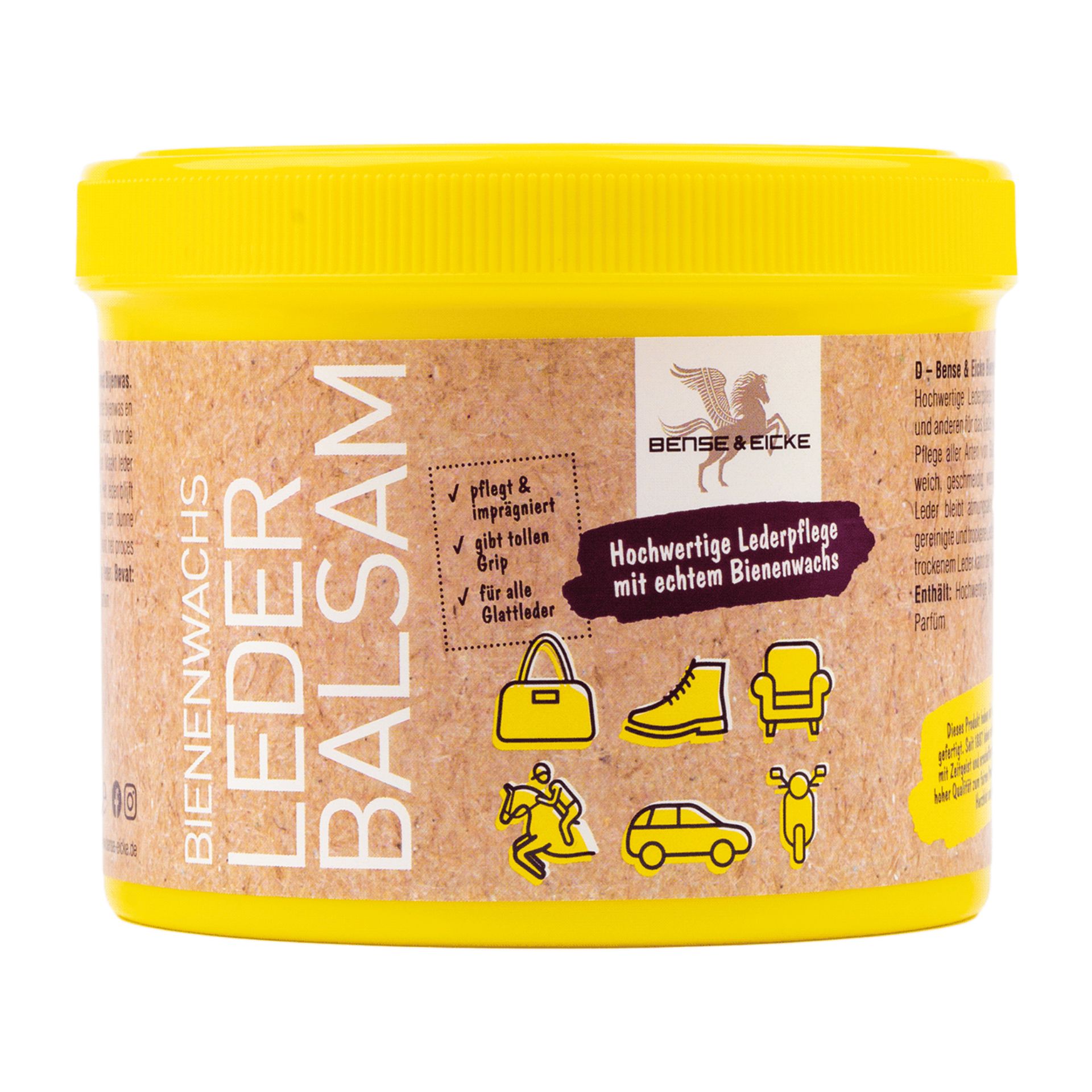 Bense & Eicke Bienenwachs-Leder-Balsam, 500 ml