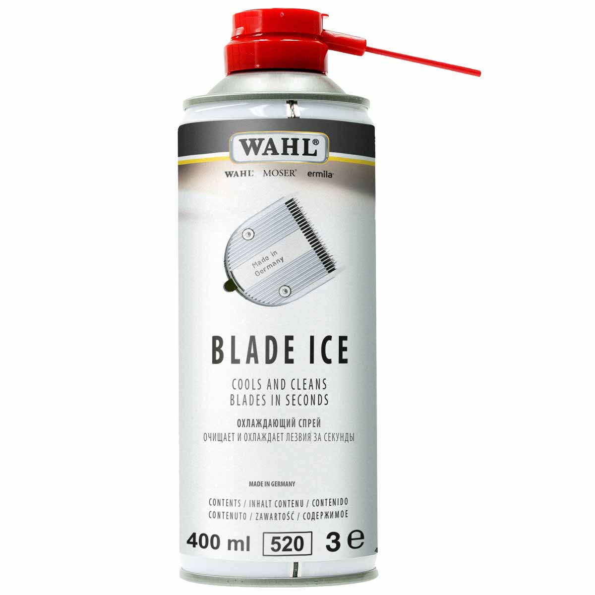 Wahl Blade Ice Spray 4in1 Schermaschinen Kühlspray 400 ml