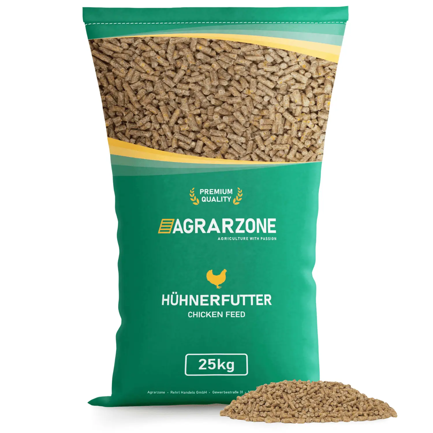 Agrarzone Hühnerfutter Pellets gegen Milben 25 kg