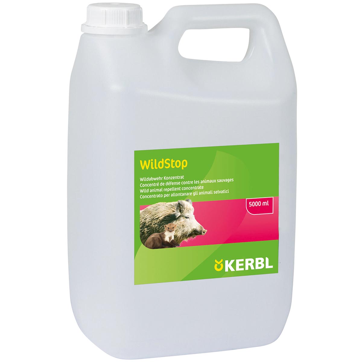 Abwehrkonzentrat WildStop für Wildschweine, Marder, Ratten & Wildtiere 5 Liter