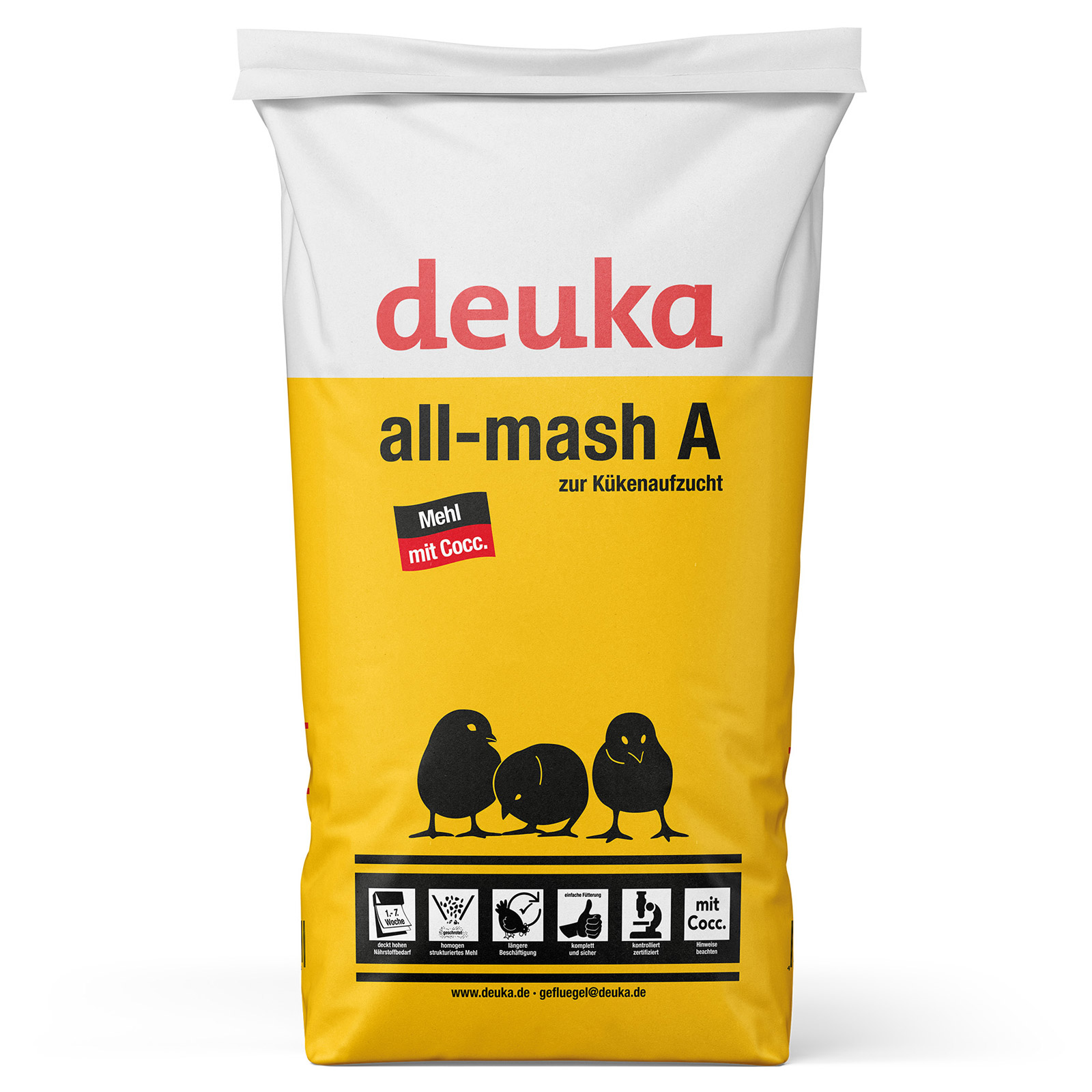 Deuka All-Mash A Mehl mit COCC Kükenfutter 25 kg