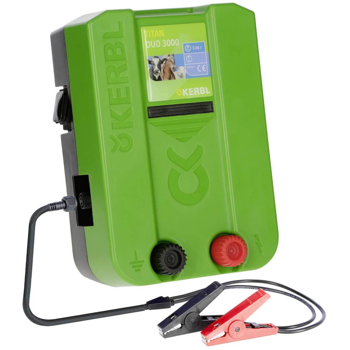 Kerbl TITAN DUO 3000 Weidezaungerät 12V / 230V, 3 Joule Kerbl TITAN DUO 3000 Weidezaungerät 12V / 230V, 3 Joule