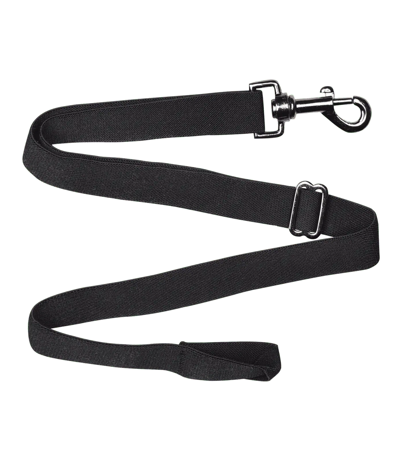 Waldhausen Beinschnüre m. Karabiner, elastik, schwarz