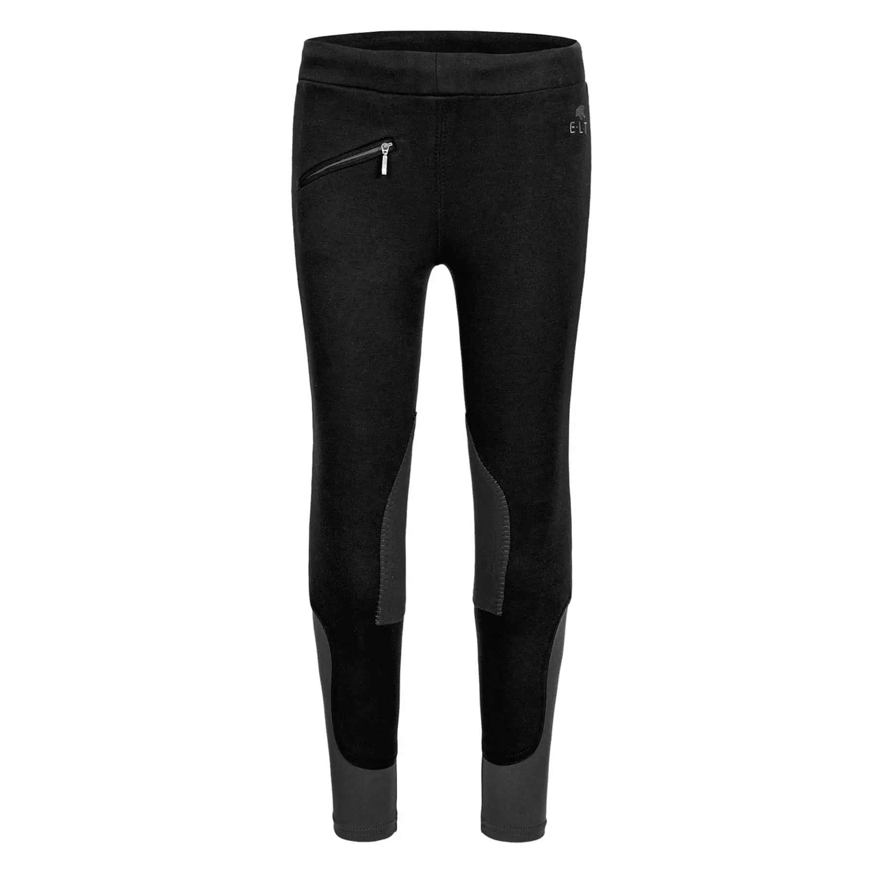 ELT Reitleggings Emmi, Kids, schwarz/grau, Gr. 104