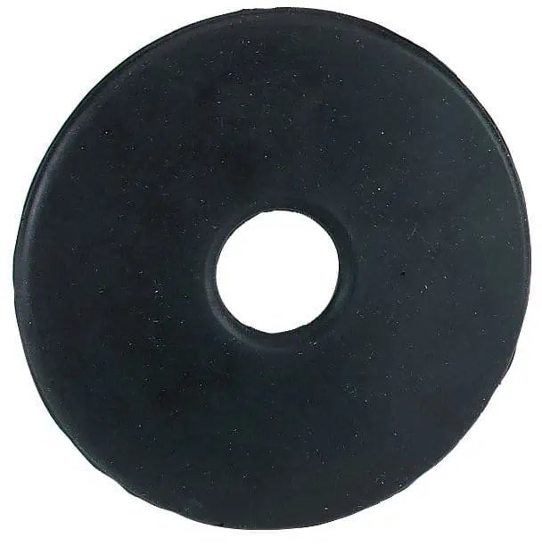 Gebissscheiben schwarz 7 cm (2 Stück)