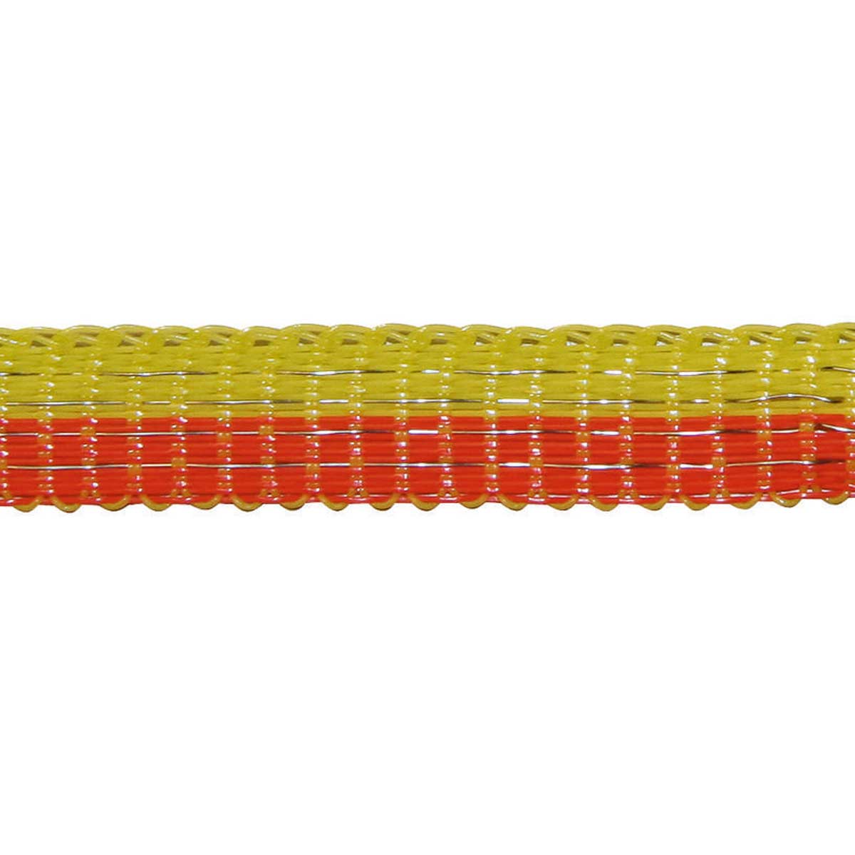 Agrarzone Weidezaunband Basic 10mm, 4x0.16 Niro, gelb-orange 250 m x 10 mm