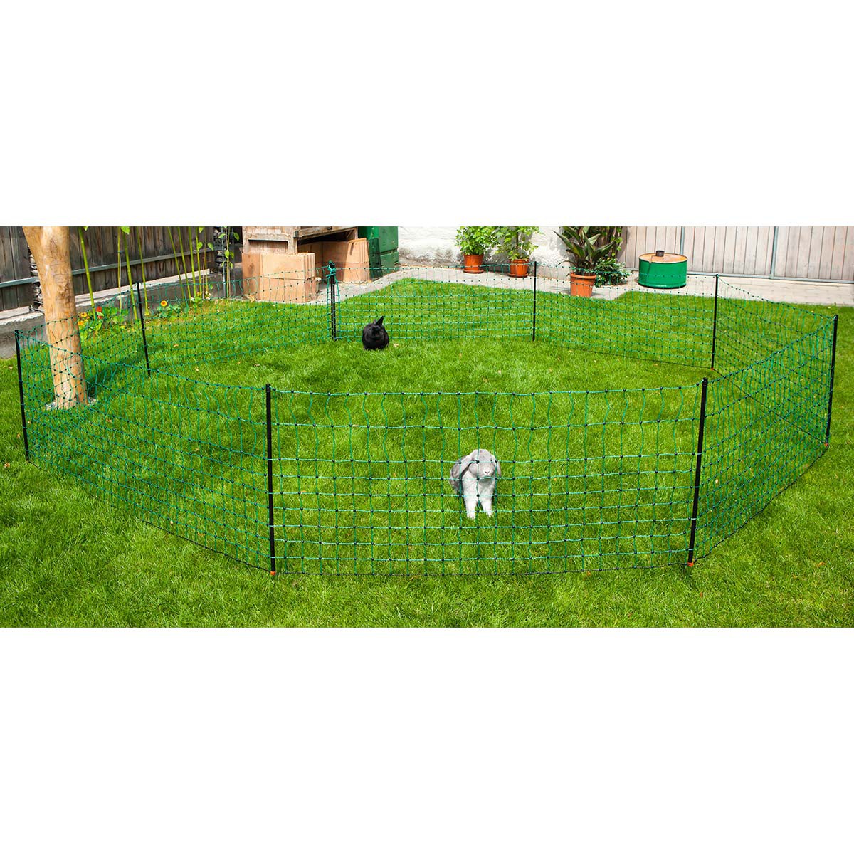 Kaninchennetz, Einzelspitze, grün 25 m x 65 cm