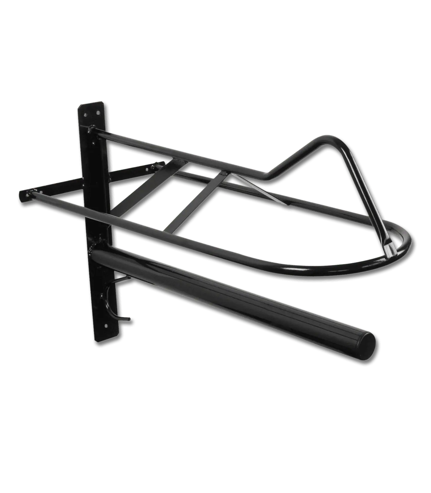 Waldhausen Sattelhalter mit Sattelunterlagenstange, schwarz