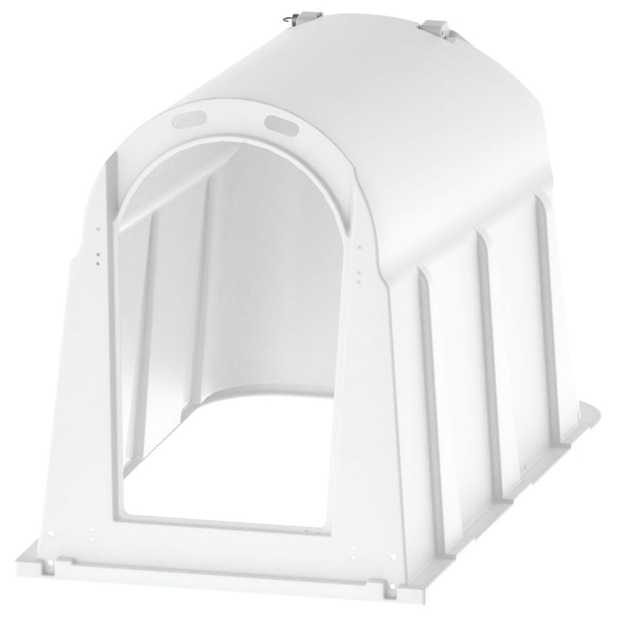 Kälberhütte Calfhouse PE UV+ mit leichter Umzäunung