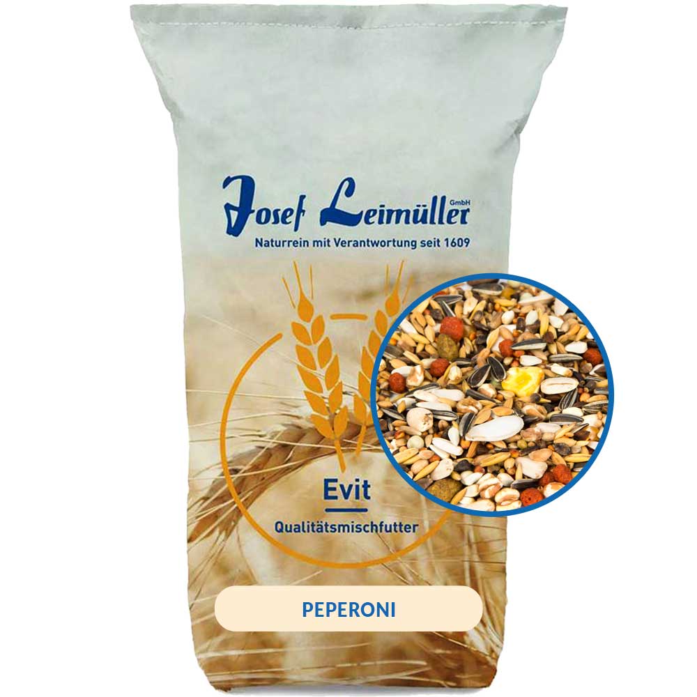 Leimüller Papageienfutter mit Peperoni 20 kg